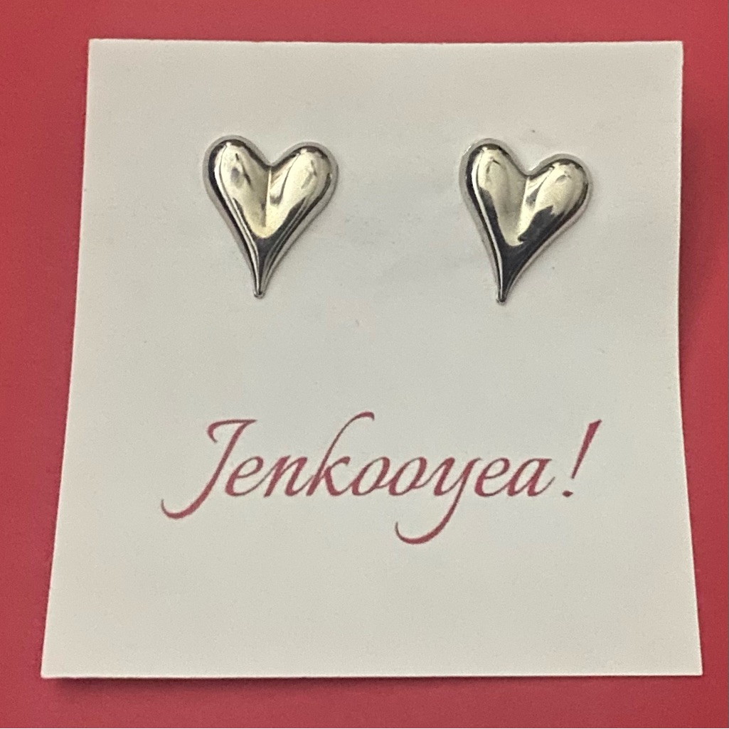 Silver Heart Earrings